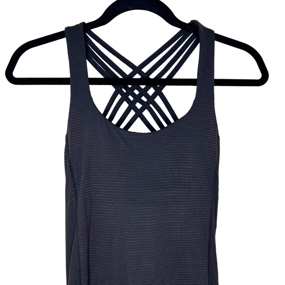Lululemon Wild Tank- Heathered Black / Black - Picture 7 of 12